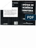 Livro - Hipótese de Incidência Tributária