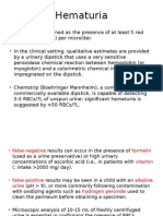 Hematuria