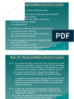 Rule 18 - Responsibilities Between Vessels