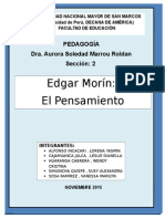 EDGAR MORIN Pensamiento Complejo