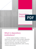 Depository Institutions