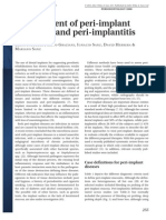 Management of Peri-Implant Mucositis and Peri-Implantitis PDF