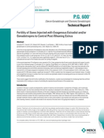 Fertility of Sows Injected With Exogenous Estradiol And-Or Gonadotropins To Control Post-Weaning Estrus Tcm96-154743