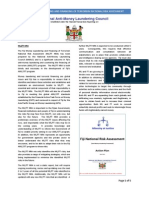 Fiji Money Laundering and Financing of Terrorism National Risk Assessment - National Anti-Money Laundering Council - Finance Intelligence Unit RBF