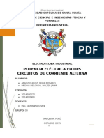 Potencia Electrica en Circuitos de Corriente Alterna