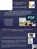 Análisis de Alimentos Presentación