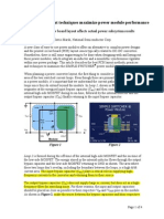 Proper PCB Layout Techniques Maximize Power Module Performance