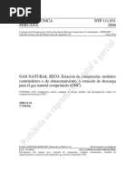 NTP 111.031 - Estación de Compresión, Módulos Contenedores o de Almacenamiento, y Estación de Descarga para El Gas Natura 1