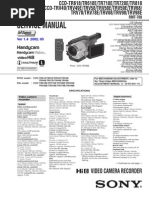 CCDTR618 Service Manual