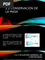 Conservacion de La Masa