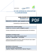 Guía para Elaborar La Agenda de La Reunión