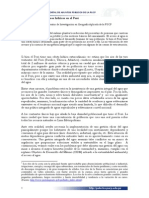 La Gestión de Los Recursos Hídricos en El Perú