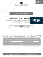 Prueba Mates 3 Primaria