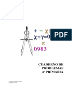 Cuaderno de Matemáticas 4º Primaria