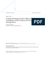 Coping With Interpersonal Conflicts at Work - An Examination of TH