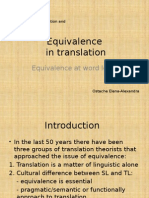 Equivalence in Translation