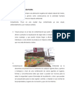 La Contaminación en Piura