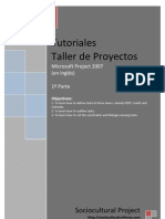 Tutorial de MS Project 2007 1º Parte