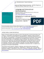 Language and Intercultural Communication 