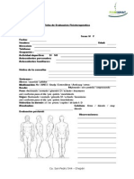 Ficha de Evaluación Fisioterapeútica FISIOSANAT