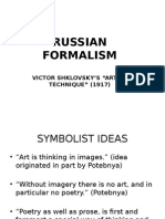 Russian Formalism