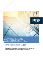 Contabilidad Gubernamental - 2013 Jose Jara