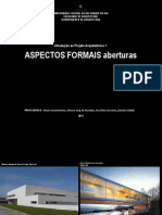 ASPECTOS FORMAIS Aberturas