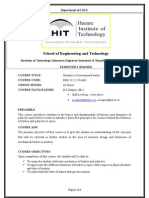 IME Dynamics EIM 211 Course Outline