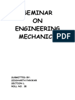 A Seminar Report On Basic Mechanics