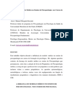 A Herança Do Modelo Médico No Ensino de Psicopatologia Nos Cursos de Psicologia