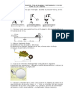 Examen Tema 4. Máquinas y Mecanismos.2ºeso