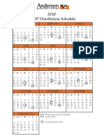 ESOP Distribution Schedule: January February March