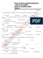 10th Class Social Bit Exam Autosaved