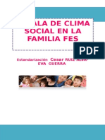 Escala Del Clima Social en La Familia FES