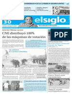 Edición Impresa Elsiglo 30-11-2015