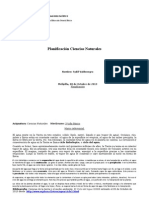 Planificación El Ciclo Del Agua