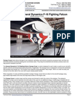 General Dynamics F-16 Fighting Falcon-Tech Sheet