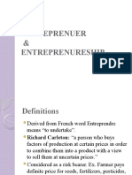 Entrepreneurship