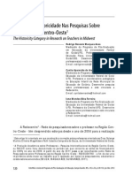 A Categoria Historicidade Nas Pesquisas Sobre Professores