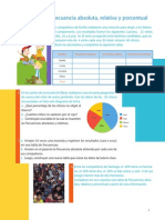 Frecuencia Absoluta, Relativa y Porcentual