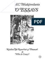 Two Essays-Krishna The Reservoir of Pleasure-And-Who Is Crazy-Book Scan