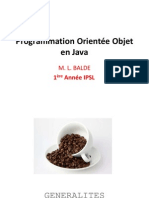 2015 - Programmation Orientée Objet en Java