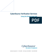 Cybersource-Verification Svcs SO API