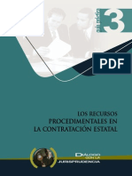 Los Recursos Procedimentales en La Contratación Estatal