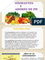 Antioxidantes Reguladores de PH Diapositivas