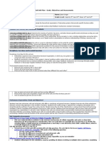 Digital Unit Plan Goals Objectives and Assessments