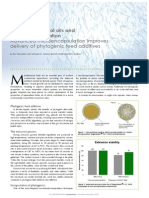 Extrusion, Essential Oils and Fish Feed Optimisation - Advanced Microencapsulation Improves Delivery of Phytogenic Feed Additives