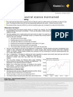 Contentment: Neutral Stance Maintained: Economic Insights