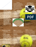 Softball Brochure