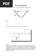 Seccion Triangular